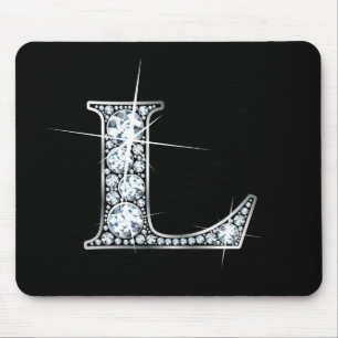 Tapis De Souris L "Diamond Bling" Imprimer Mousepad