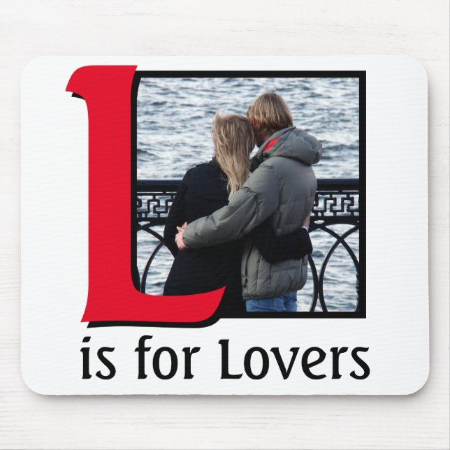Tapis De Souris L pour les amoureux (Devant)