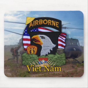 Tapis De Souris la 101st guerre de Vietnam de Division Aéroportée