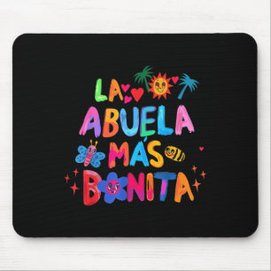 Tapis De Souris La Abuela Más Bonita Maman mignonne Grand-mère fêt