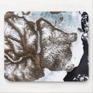 Tapis De Souris La banquise maritime longe le littoral de l'est du