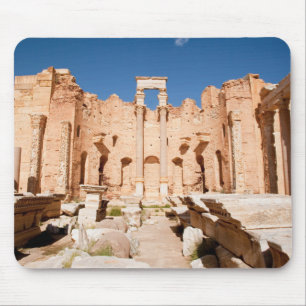 Tapis De Souris La basilique sévérienne, Leptis Magna, Al Khums 2