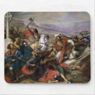 Tapis De Souris La bataille de Poitiers, gagnée par Charles Marte