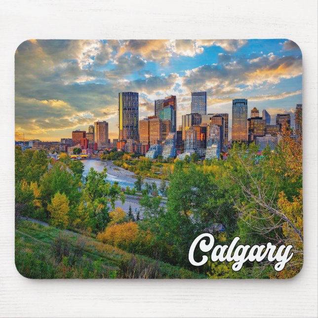 Tapis De Souris La belle Calgary, Alberta, Canada (Devant)