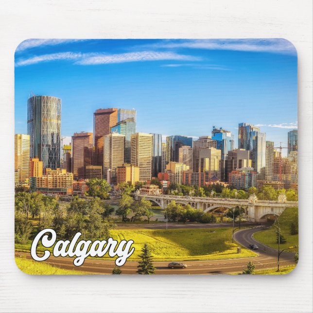 Tapis De Souris La belle Calgary, Alberta, Canada (Devant)