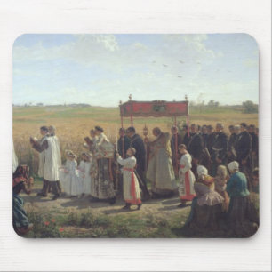 Tapis De Souris La bénédiction du blé dans l'Artois, 1857