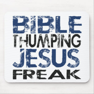 Tapis De Souris La Bible Thuming Jésus Freak