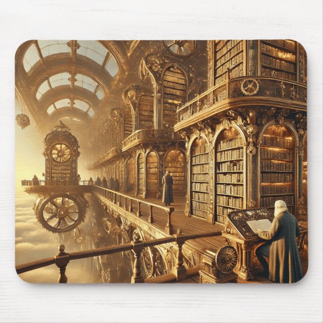 Tapis De Souris La bibliothèque céleste (Devant)