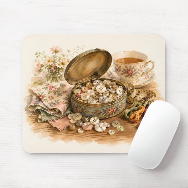 Tapis De Souris La Boîte Tin (Avec souris)