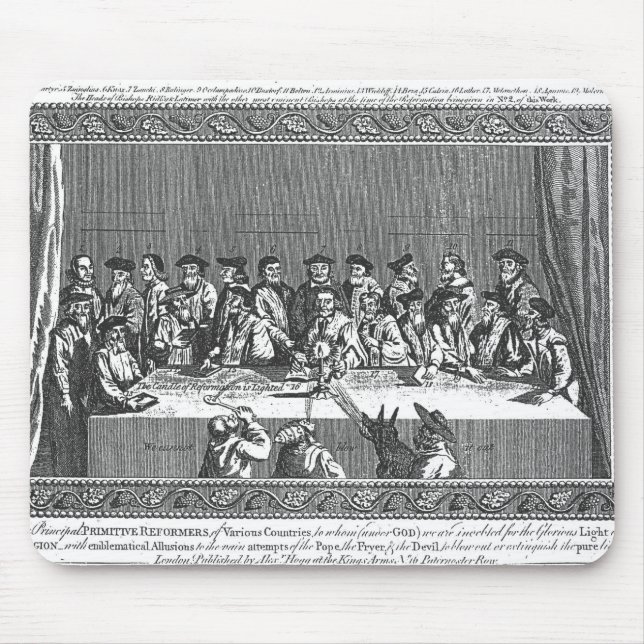 Tapis De Souris La bougie de la réforme est Lighted (Devant)