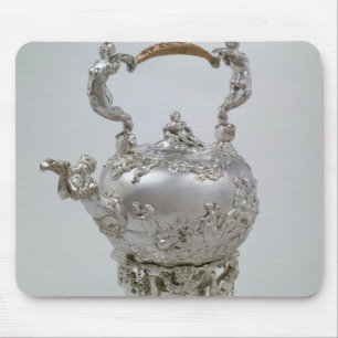 Tapis De Souris La bouilloire de thé et se tiennent prêt