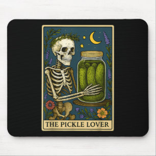 Tapis De Souris La carte de tarot de l'amateur de cornichons Tarot