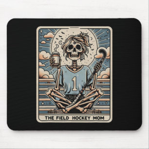 Tapis De Souris La carte tarot de la mère de hockey sur gazon