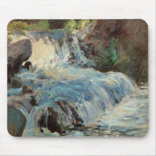 Tapis De Souris La Cascade de Twachtman, Impressionnisme Vintage
