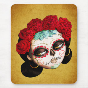 Tapis De Souris La Catrina - Dia de Los Muertos Girl