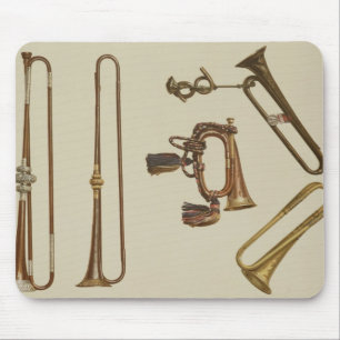 Tapis De Souris La cavalerie sonnent de la trompette, une bugle,