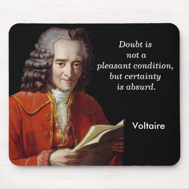 Tapis De Souris La certitude est absurde -mousepad (Devant)