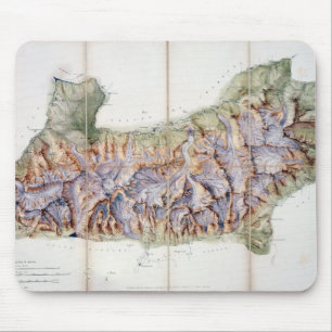 Tapis De Souris La chaîne de Mont Blanc, d'une enquête réelle