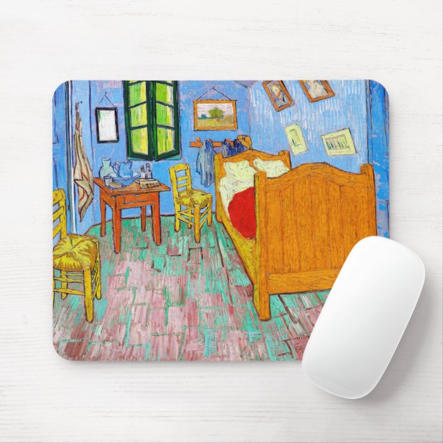 Tapis De Souris La Chambre, Van Gogh (Avec souris)