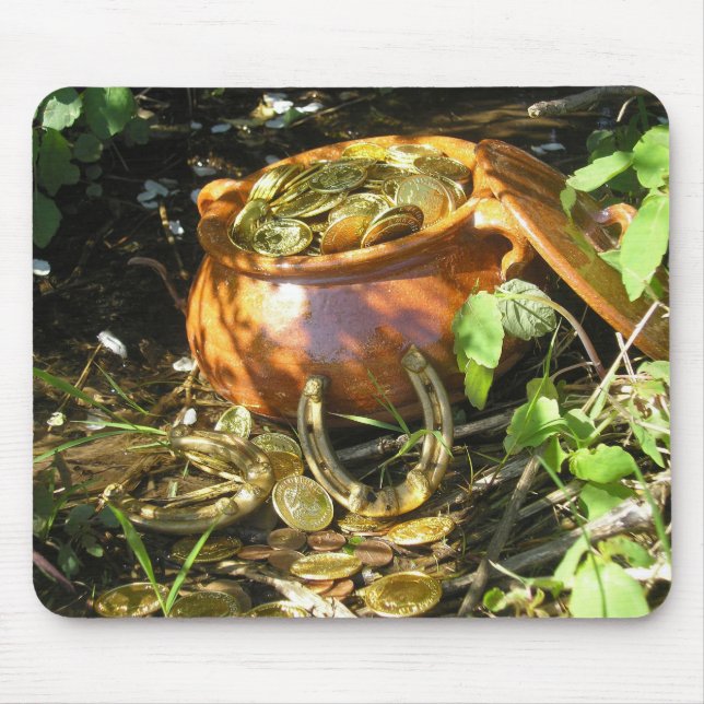 Tapis De Souris "La chance des Irlandais !" Carte de souris (Devant)