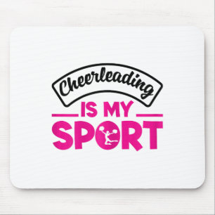 Tapis De Souris La cheerleading est mon sport Cheerleader Gymnaste
