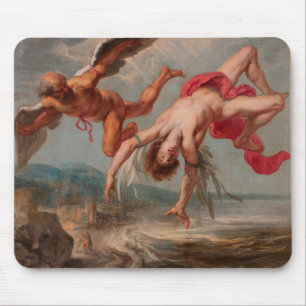 Tapis De Souris La chute d'Icarus (par Jacob Peter Gowy)
