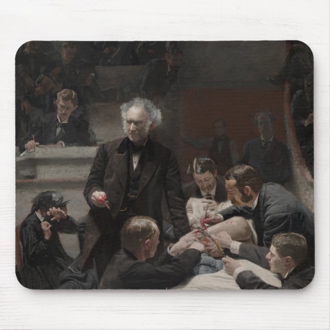 Tapis De Souris La clinique brute par Thomas Eakins (Devant)