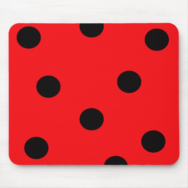 Tapis De Souris La coccinelle repère Mousepad (Devant)