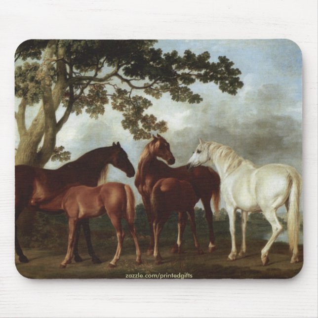 Tapis De Souris LA Collection CLASSIQUE DE CHEVAUX (Devant)