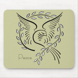 Tapis De Souris La colombe de la paix
