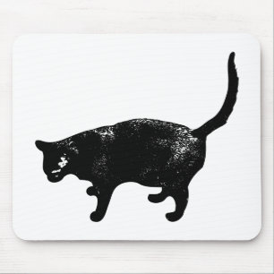 Tapis De Souris La concentration se rassemble en forme de minuit