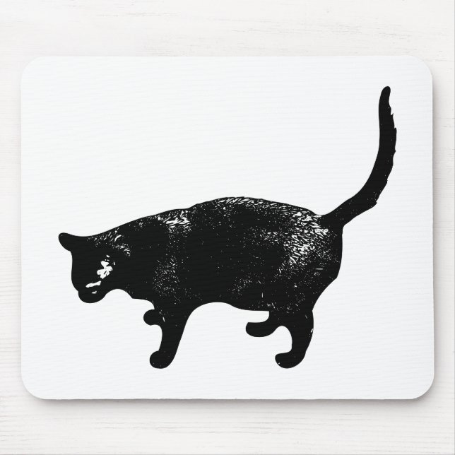Tapis De Souris La concentration se rassemble en forme de minuit (Devant)