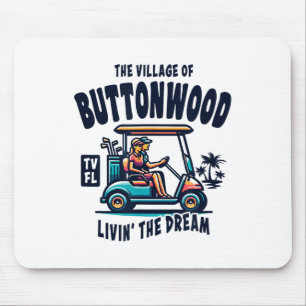 Tapis De Souris La conception de chariot de golf du village de But