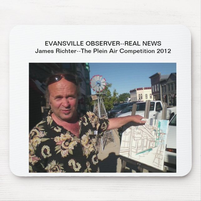 Tapis De Souris La concurrence de Plein-Air : Evansville 2012 (Devant)