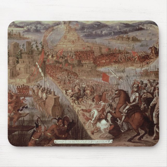 Tapis De Souris La conquête de Tenochtitlan (Devant)