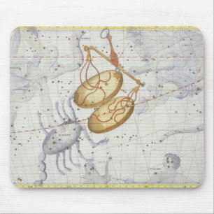 Tapis De Souris La constellation de Balance, plaquent 7 du 'atlas