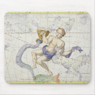 Tapis De Souris La constellation de Verseau, plaquent 9 du 'atlas