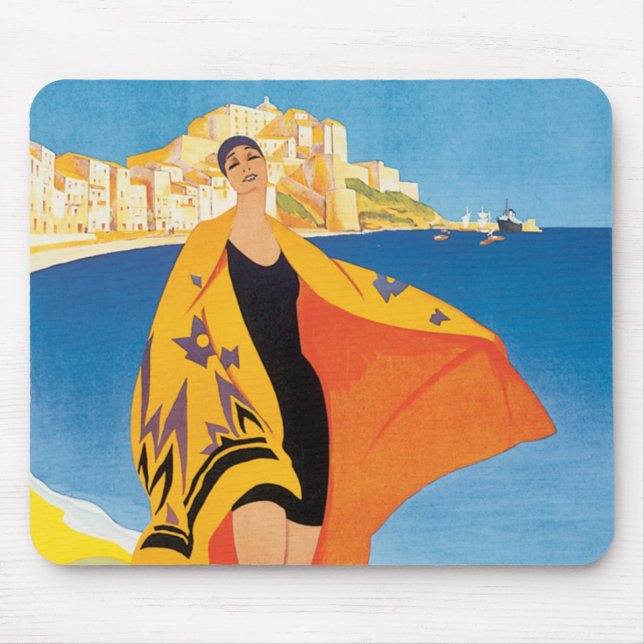 Tapis De Souris La Corse la Riviera Mousepad (Devant)