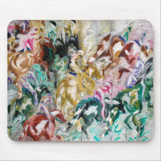 Tapis De Souris La course de cheval Mousepad