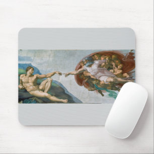 Tapis De Souris La Création d'Adam (v. 1511) Michelangelo