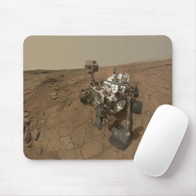 Tapis De Souris La Curiosité A Rover Sur La Surface De Mars. (Avec souris)