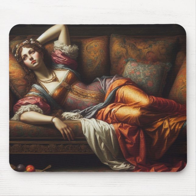 Tapis De Souris La dame au repos (Devant)