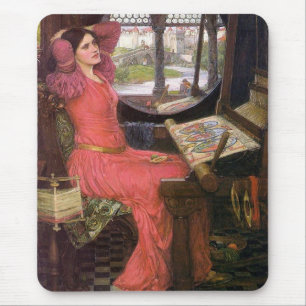 Tapis De Souris La Dame de Shalott Pré-Raphaelite par J. W. Water