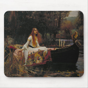 Tapis De Souris La dame de Shalott : une histoire de fantôme celti