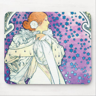 Tapis De Souris La Dame des Camelias, Alphonse Mucha
