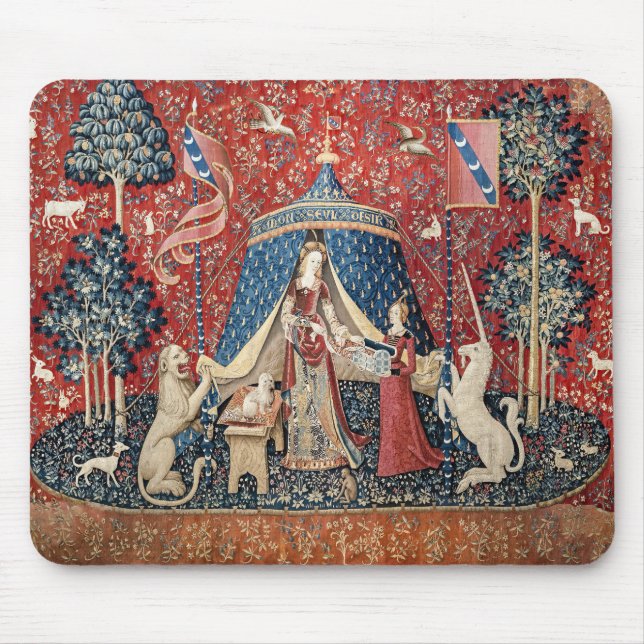 Tapis De Souris La Dame et l'Unicorne, À mon seul désir (Devant)