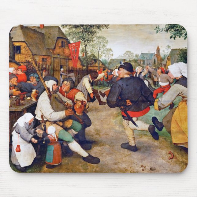 Tapis De Souris La Danse Paysanne, Pieter Bruegel (Devant)