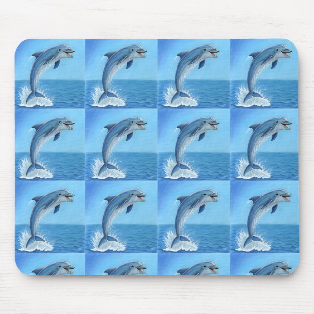 Tapis De Souris La danse silencieuse du dauphin (Devant)