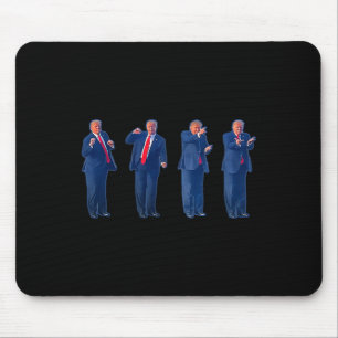Tapis De Souris La danse Trumpty Trump dansant le 4 juillet