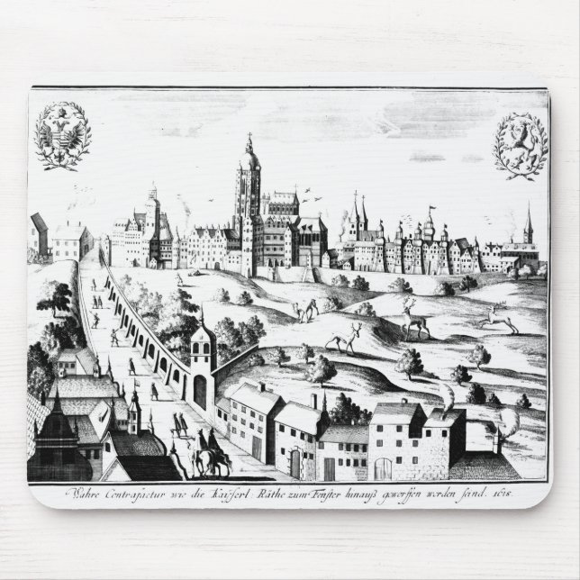 Tapis De Souris La défenestration de Prague, le 3 août 1618 (Devant)